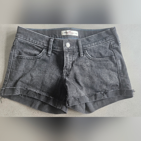 Hollister Pants - Hollister Black Denim Jean Shorts